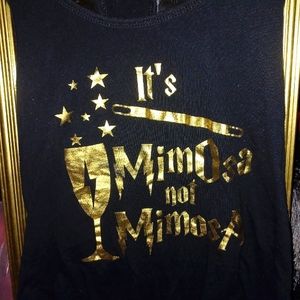 Womens Small Harry Potter Tank Top Funny Quote Hermione Mimosa